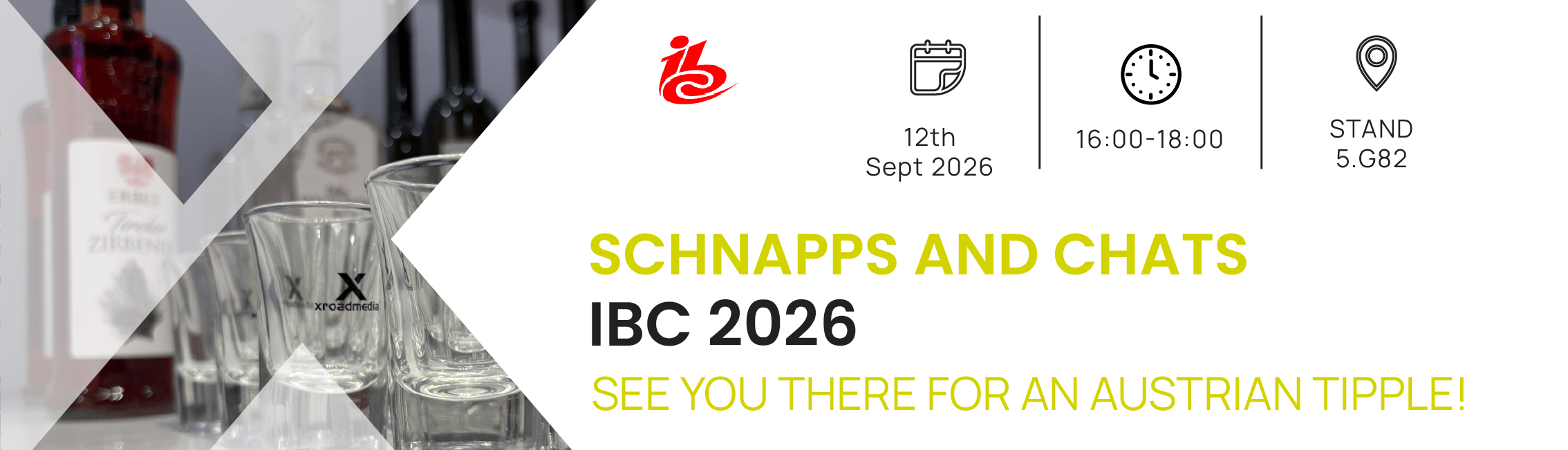 Thanks for registering for IBC 2026 networking drinks
